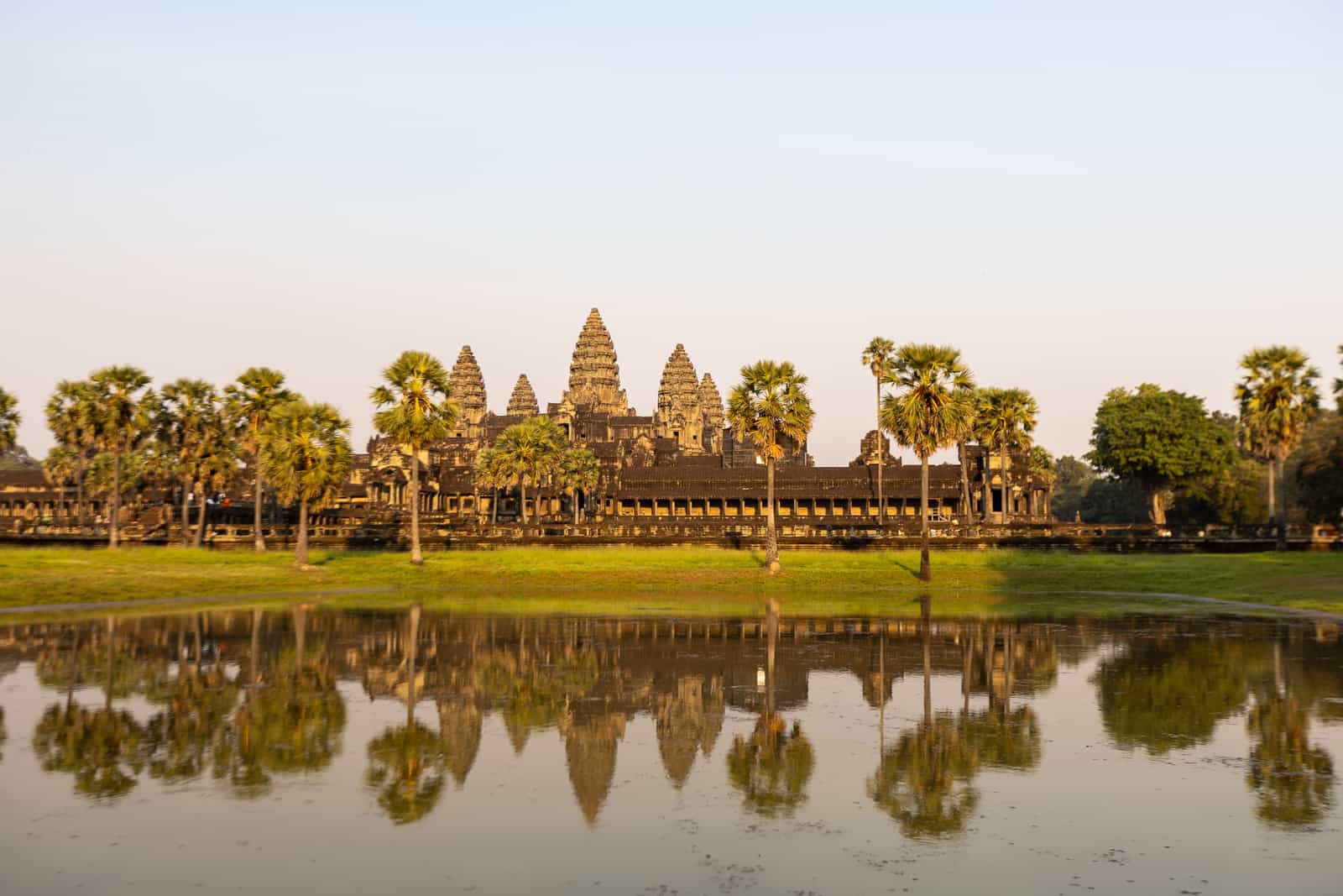 Angkor Wat temple at sunrise, Cambodia