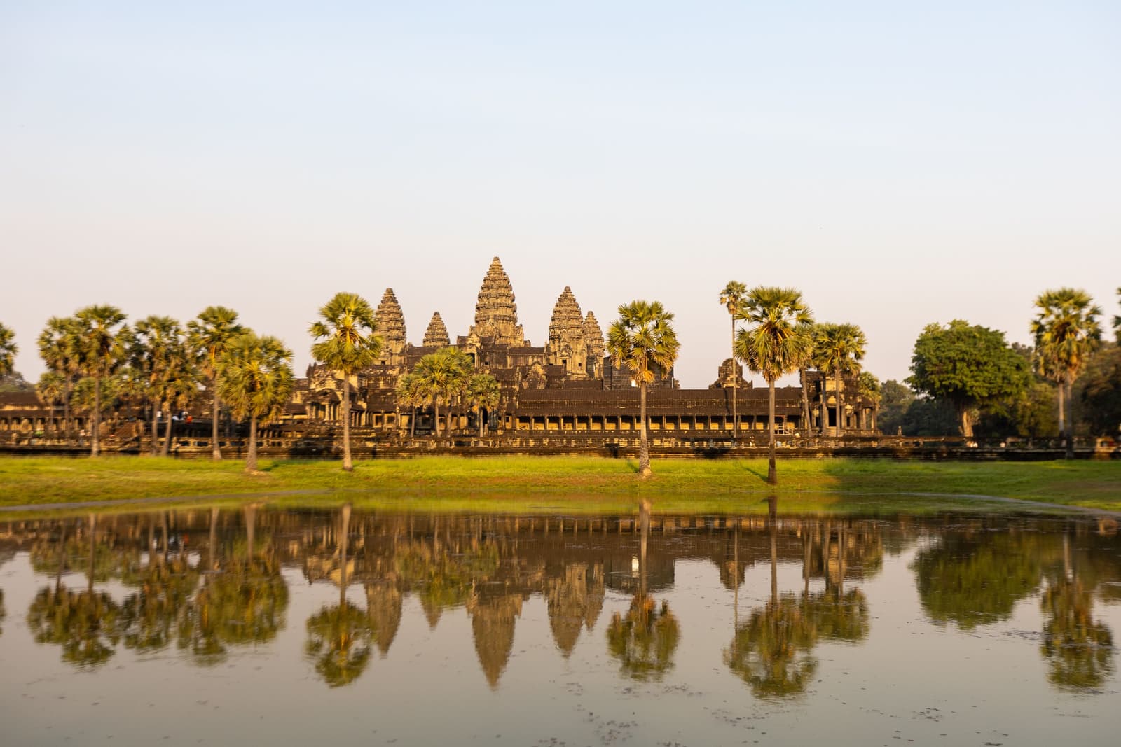 Angkor Wat temple at sunrise, Cambodia